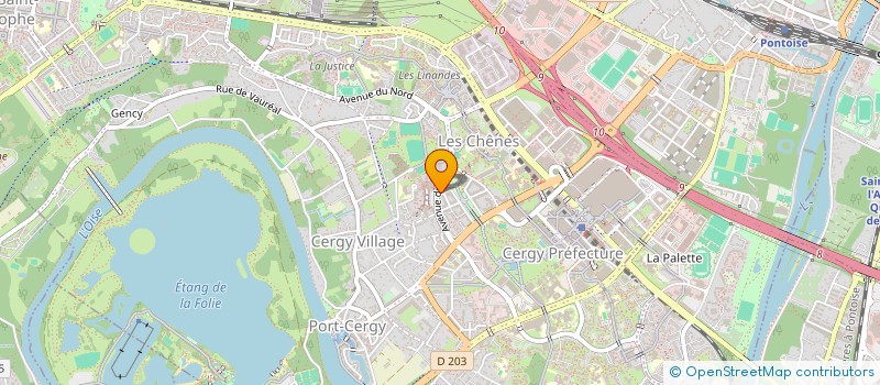 localisation de l'entreprise OVO à CERGY