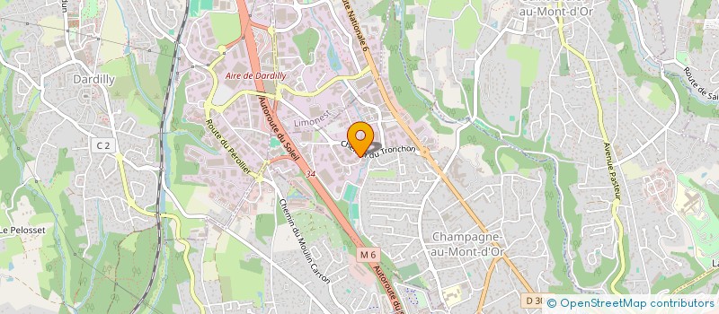 localisation de l'entreprise OVS INVEST  CHAMPAGNE-AU-MONT-D'OR