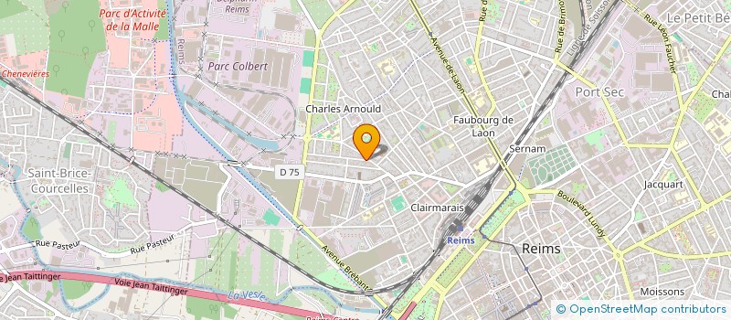 localisation de l'entreprise OVS RENOV' IMMO à REIMS