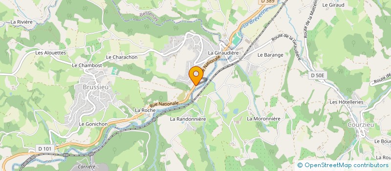 localisation de l'entreprise OVSP  BRUSSIEU