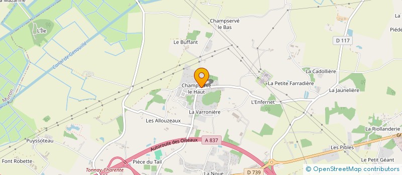 localisation de l'entreprise OVUM 26  GENOUILLE