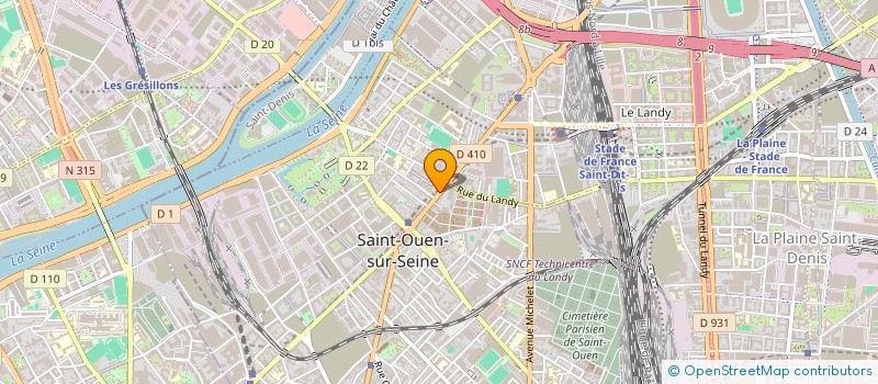 localisation de l'entreprise OWA GROUND à SAINT-OUEN-SUR-SEINE