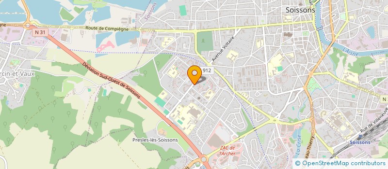 localisation de l'entreprise OWAISE à SOISSONS