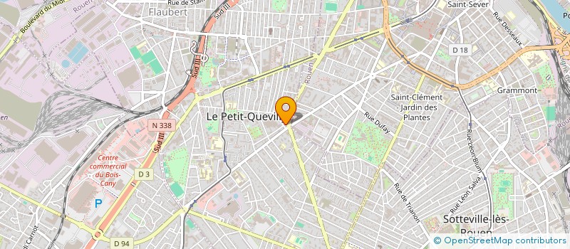 localisation de l'entreprise OWEN L'ANGE DES QUAIS  LE PETIT-QUEVILLY