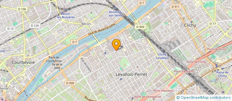 localisation de l'entreprise OWENTIS à LEVALLOIS-PERRET