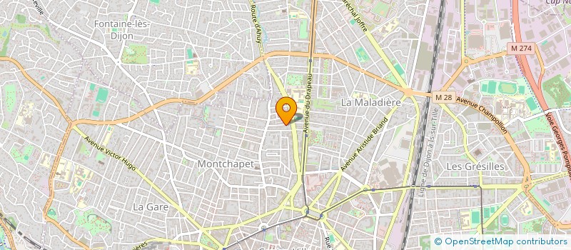 localisation de l'entreprise OWL MUSIC PRODUCTION  DIJON