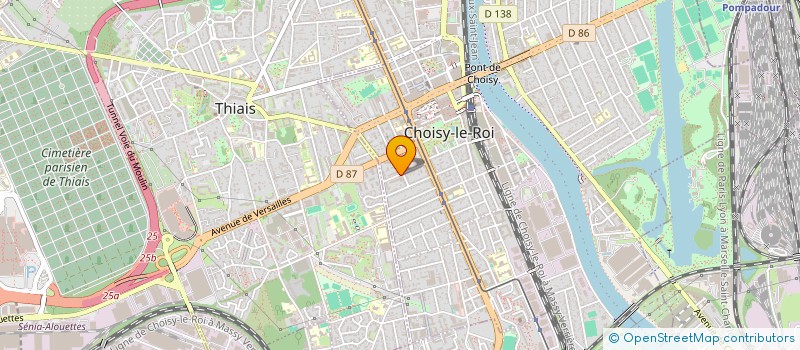 localisation de l'entreprise OWLANA à CHOISY-LE-ROI