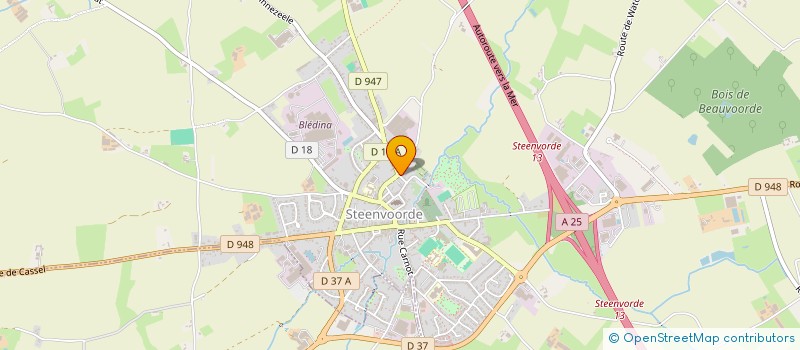 localisation de l'entreprise OWLARIS  STEENVOORDE