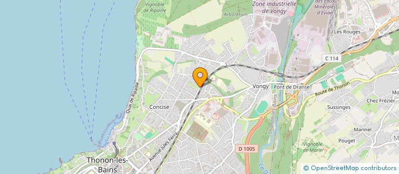 localisation de l'entreprise OWLSKI à THONON-LES-BAINS