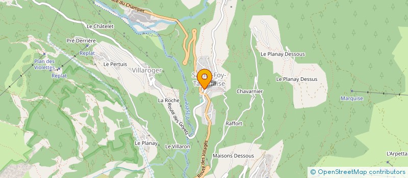 localisation de l'entreprise OWLSWOOD TARENTAISE SCI  SAINTE-FOY-TARENTAISE