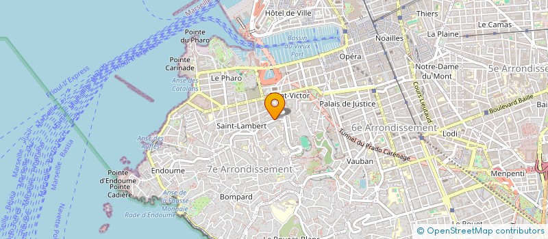localisation de l'entreprise OWN à MARSEILLE