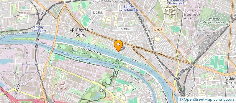 localisation de l'entreprise OWN à EPINAY-SUR-SEINE