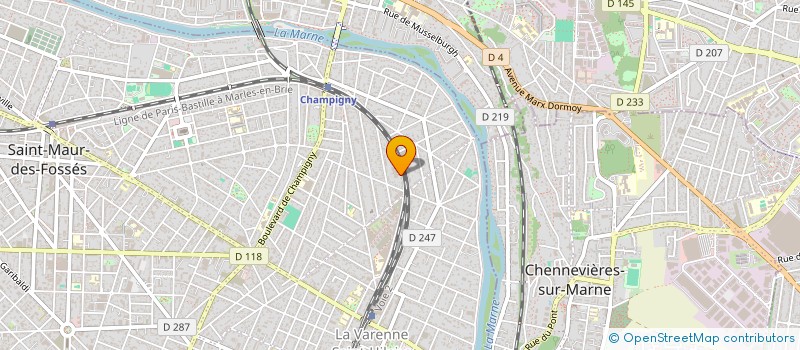 localisation de l'entreprise OWN SOFTWARE  SAINT-MAUR-DES-FOSSES