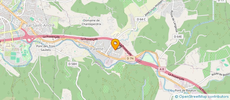 localisation de l'entreprise OWN THE DAY  LE THOLONET