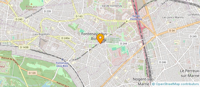 localisation de l'entreprise OWOFFENSIVE à FONTENAY-SOUS-BOIS