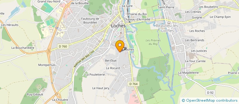 localisation de l'entreprise OX.IMMO  LOCHES