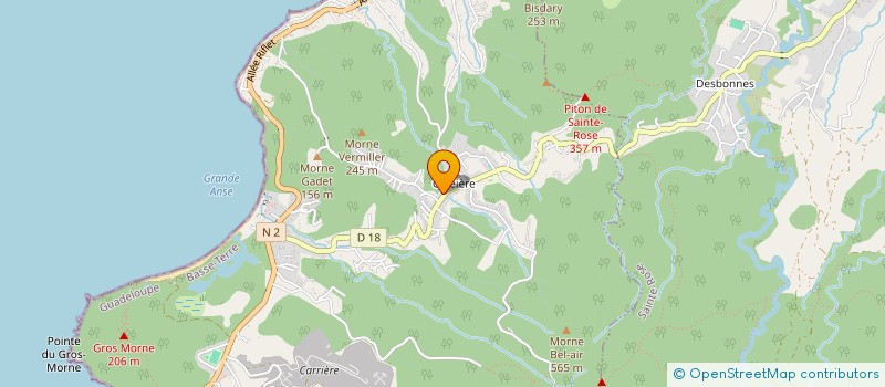 localisation de l'entreprise OX6 HOME  DESHAIES