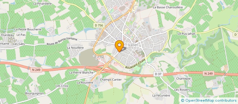 localisation de l'entreprise OXA CONSEILS  VALLET