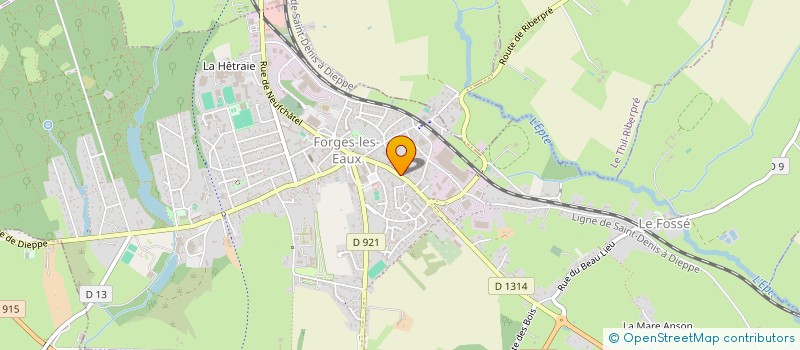 localisation de l'entreprise OXA RETAIL  FORGES-LES-EAUX