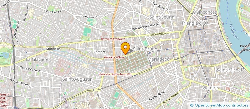 localisation de l'entreprise OXAL  BORDEAUX