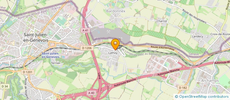 localisation de l'entreprise OXAL FRANCE PRODUCTIONS à SAINT-JULIEN-EN-GENEVOIS