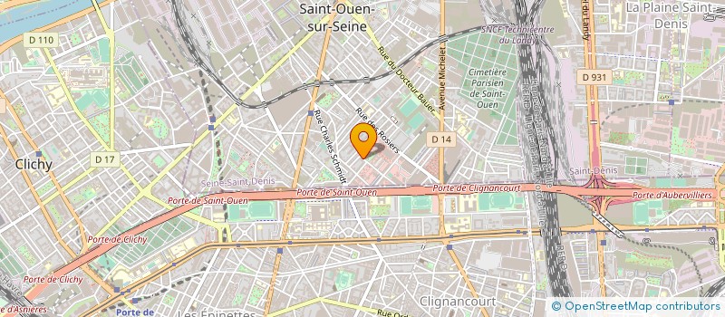 localisation de l'entreprise OXALIANCE à SAINT-OUEN-SUR-SEINE