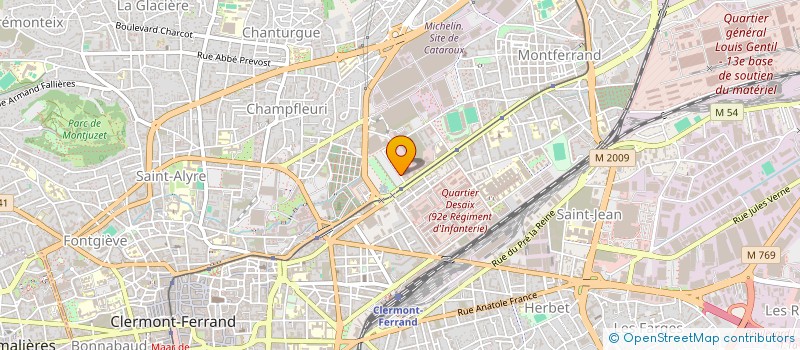 localisation de l'entreprise OXALIBRIS à CLERMONT-FERRAND