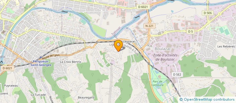 localisation de l'entreprise OXALIE JARDINS à BOULAZAC ISLE MANOIRE