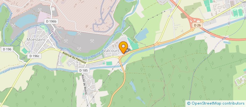 localisation de l'entreprise OXALINE à VALCOURT