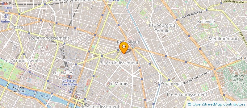 localisation de l'entreprise OXALIS à PARIS