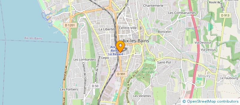 localisation de l'entreprise OXALIS  AIX LES BAINS