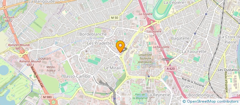 localisation de l'entreprise OXALIS à TOULOUSE
