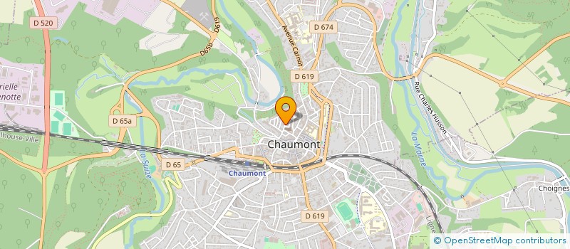 localisation de l'entreprise OXALIS à CHAUMONT