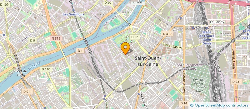 localisation de l'entreprise OXALIS à SAINT-OUEN-SUR-SEINE