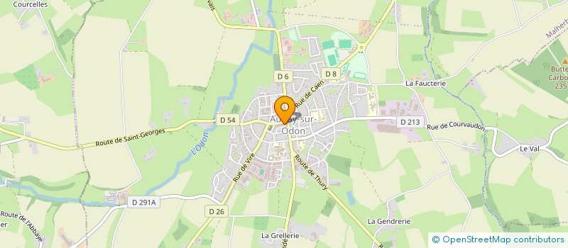 localisation de l'entreprise OXALIS  LES MONTS D'AUNAY