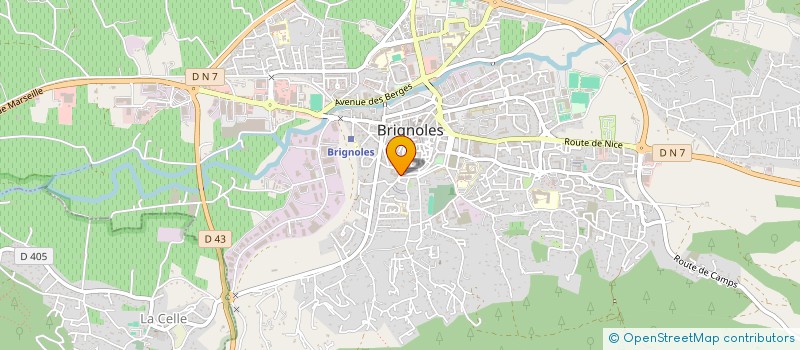 localisation de l'entreprise OXALIS à BRIGNOLES
