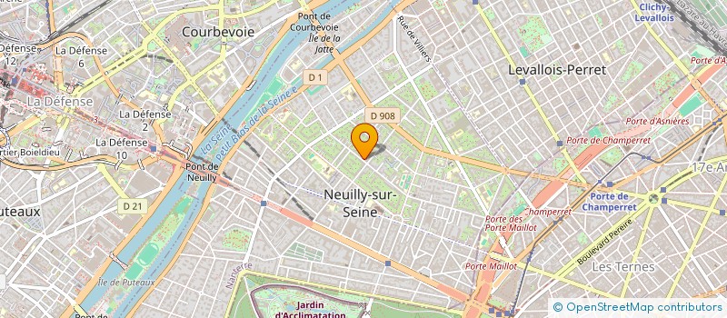 localisation de l'entreprise OXALIS à NEUILLY-SUR-SEINE