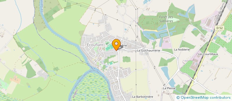 localisation de l'entreprise OXALIS  ECOUFLANT