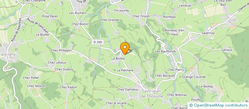 localisation de l'entreprise OXALIS ANES ET NATURE  SAINT-JEAN-DE-THOLOME