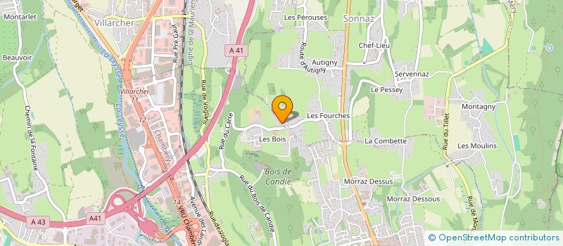 localisation de l'entreprise OXALIS ETIGNY  SONNAZ