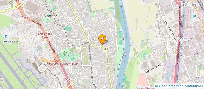 localisation de l'entreprise OXALIS FORMATION à BLAGNAC