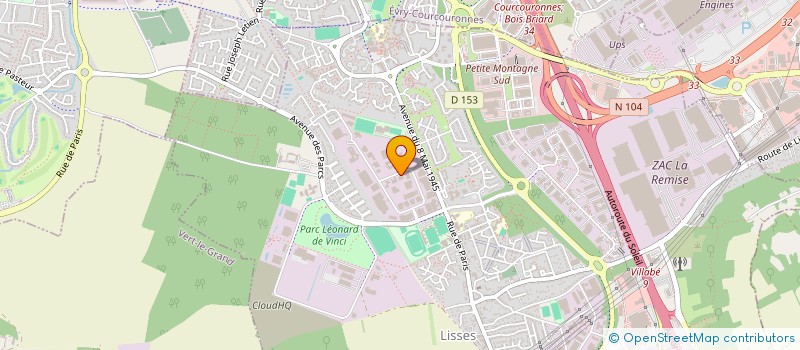 localisation de l'entreprise OXALYNE à LISSES