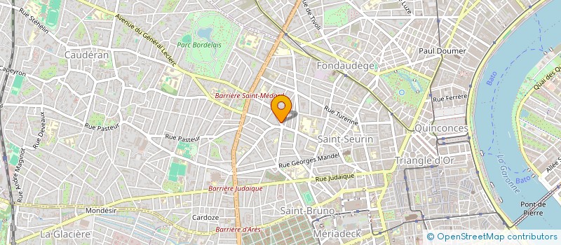 localisation de l'entreprise OXALYS à BORDEAUX