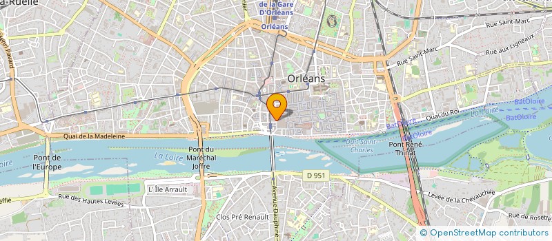 localisation de l'entreprise OXALYS CAFE à ORLEANS