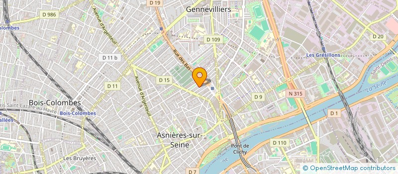 localisation de l'entreprise OXALYS PARTNERS  ASNIERES-SUR-SEINE