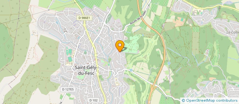 localisation de l'entreprise OXANE  SAINT-GELY-DU-FESC