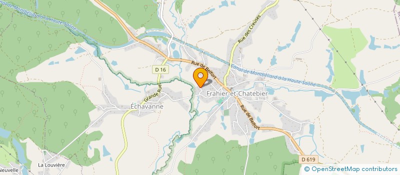 localisation de l'entreprise OXANE  FRAHIER-ET-CHATEBIER