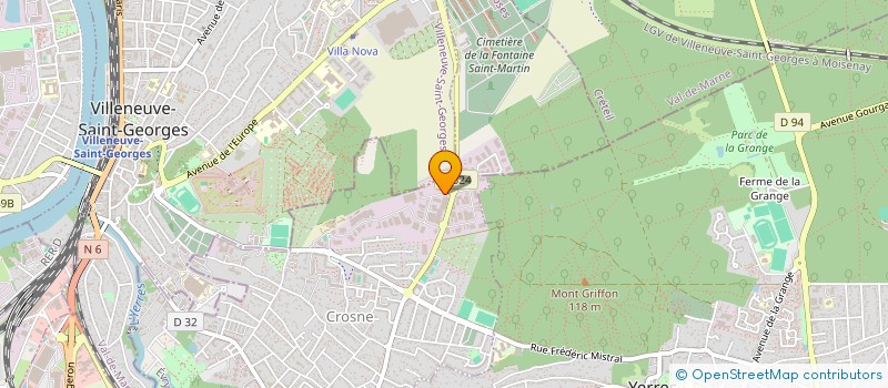 localisation de l'entreprise OXANN à CROSNE