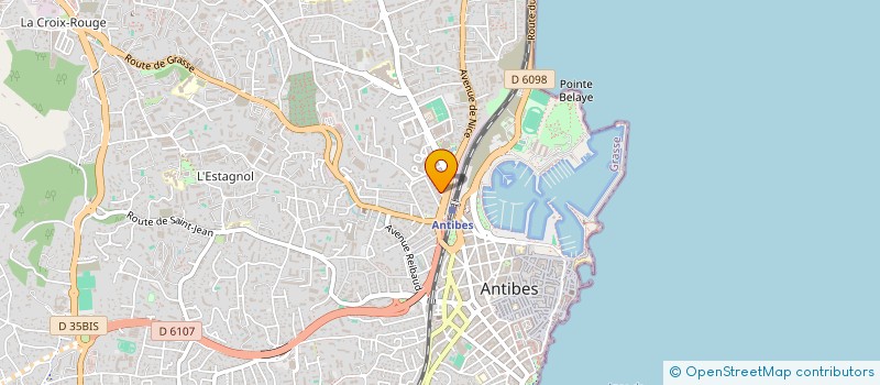 localisation de l'entreprise OXANN DRIVE  ANTIBES