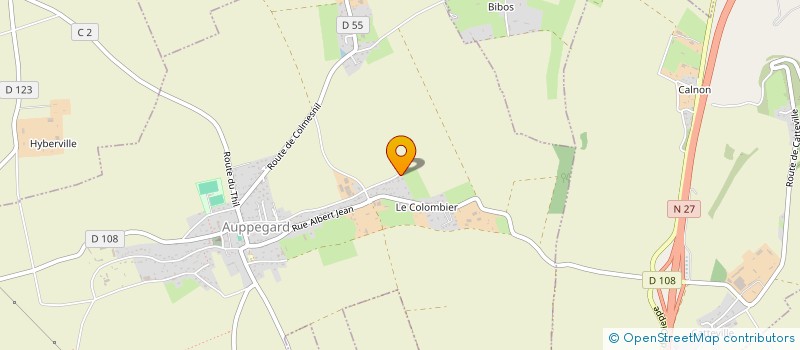 localisation de l'entreprise OXCALINE  AUPPEGARD